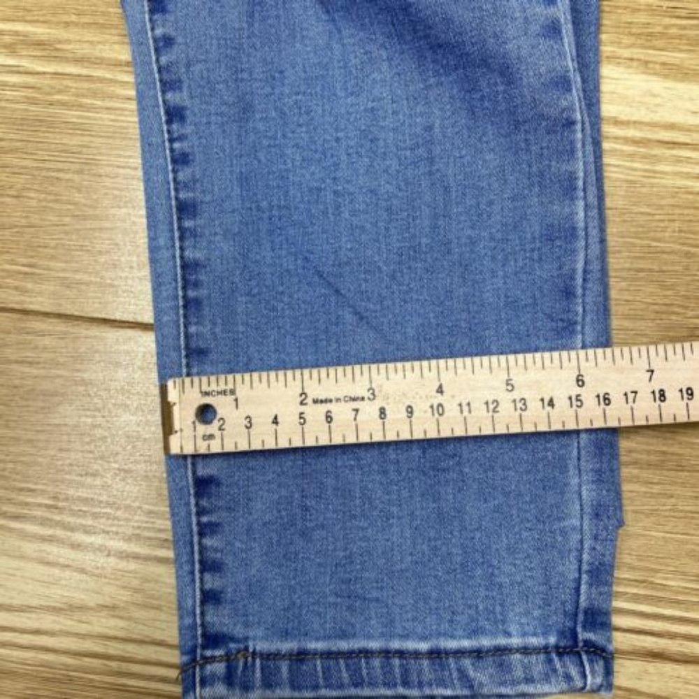 Womens Gogo Jean Skinny Jeans High Rise Distressed Denim Pants Size 14 - Picture 16 of 16